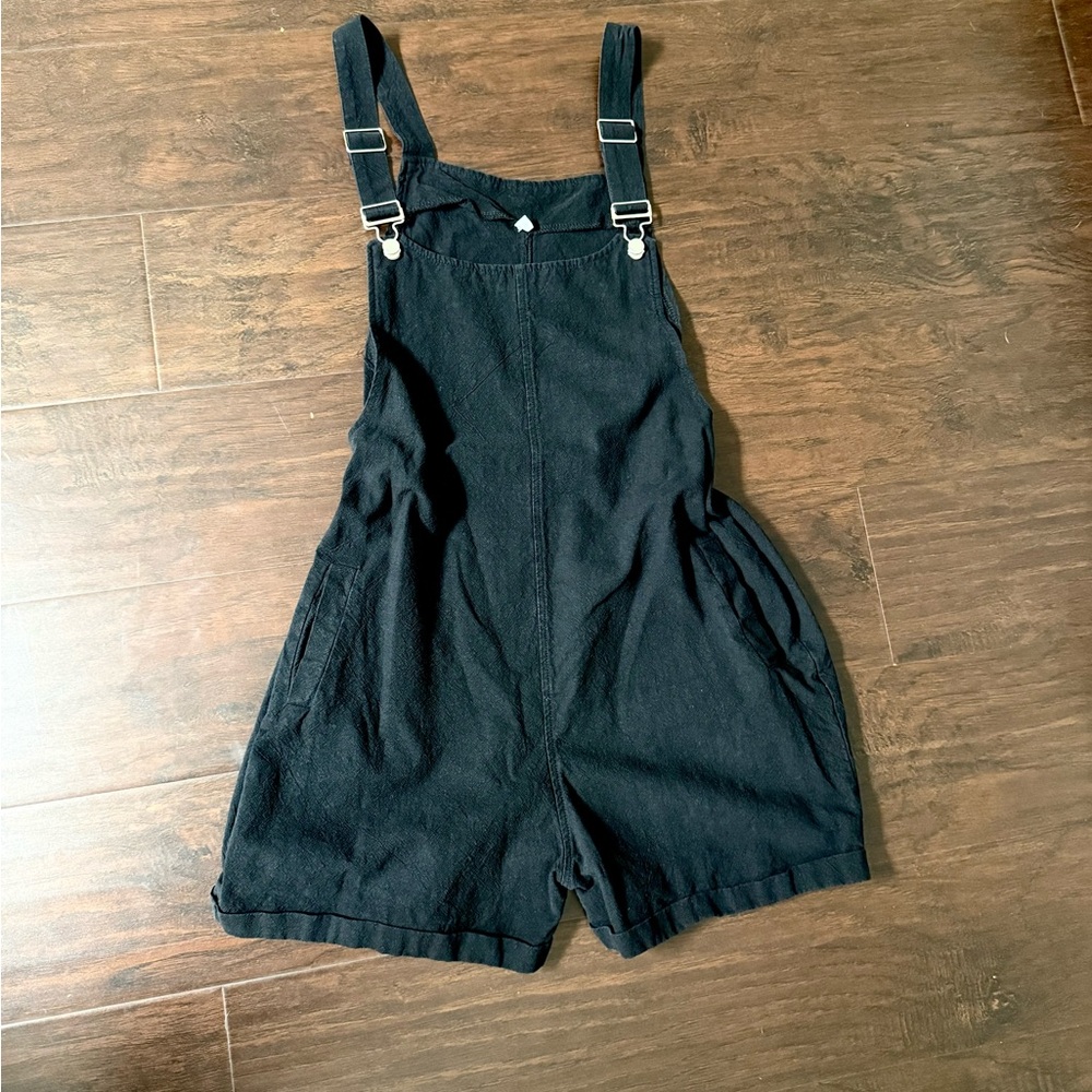 Women Black Overalls